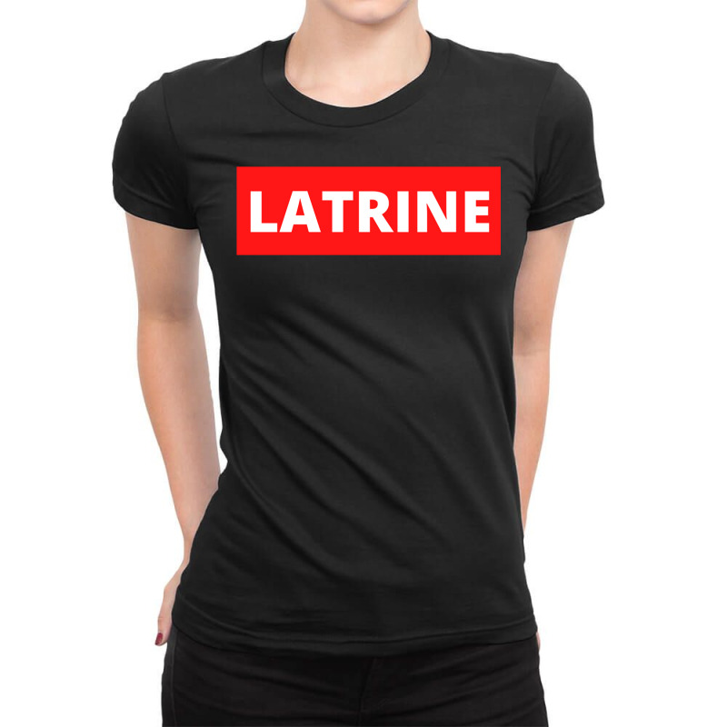 Latrine Ladies Fitted T-Shirt by MichelleLeitch | Artistshot