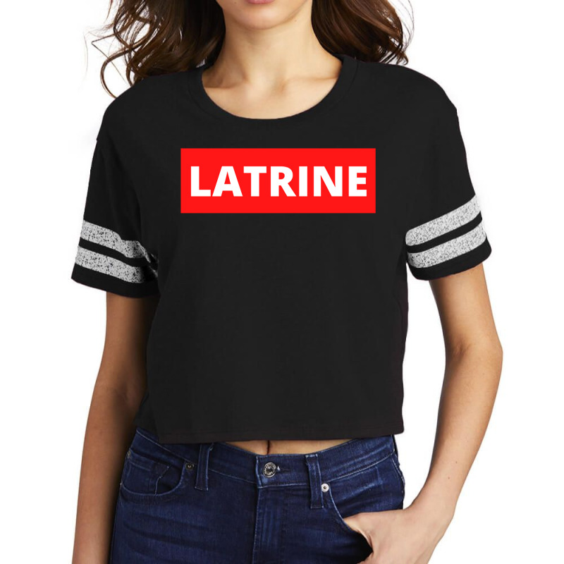 Latrine Scorecard Crop Tee by MichelleLeitch | Artistshot