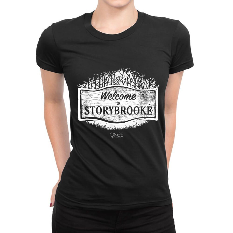 Once Upon A Time Welcome To Storybrooke Ladies Fitted T-Shirt by HeidiLeeBoardman | Artistshot