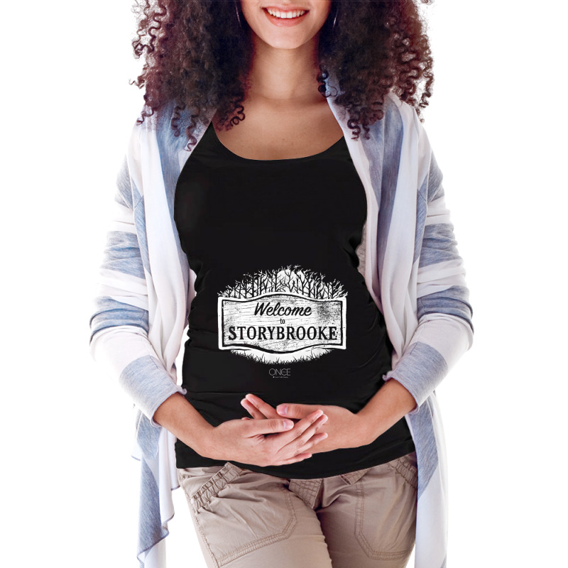 Once Upon A Time Welcome To Storybrooke Maternity Scoop Neck T-shirt by HeidiLeeBoardman | Artistshot