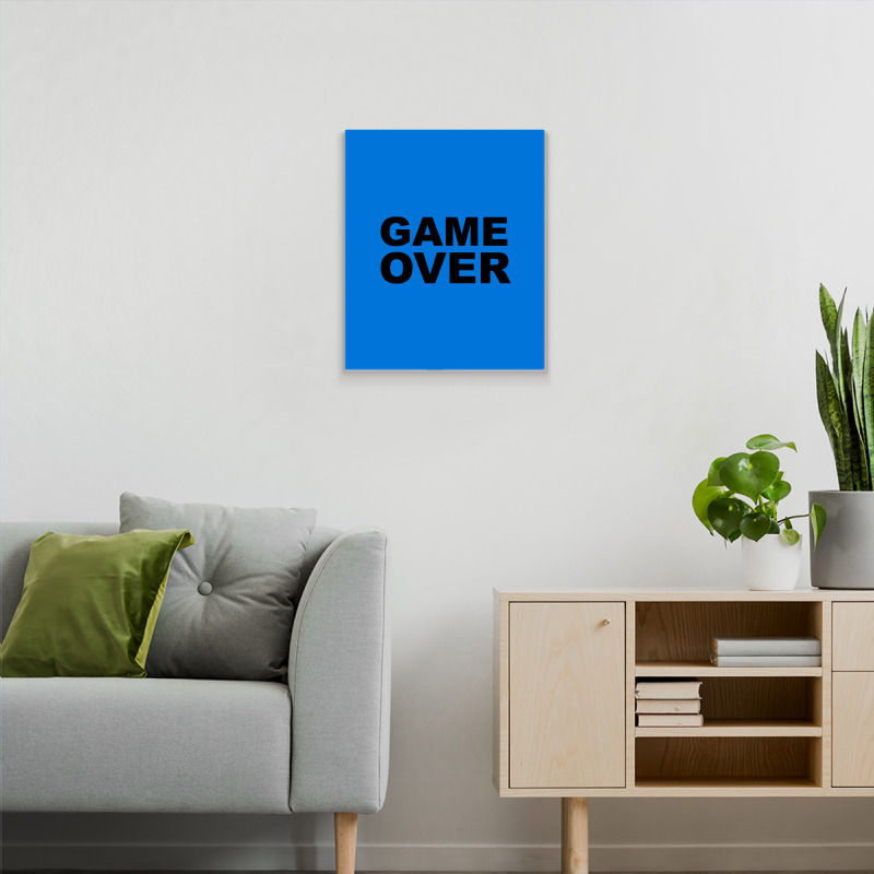 Game Over   Game Metal Print Vertical | Artistshot