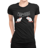 Stop The Mandate Still Testing It Antimandatory Vaccine Ladies Fitted T-shirt | Artistshot