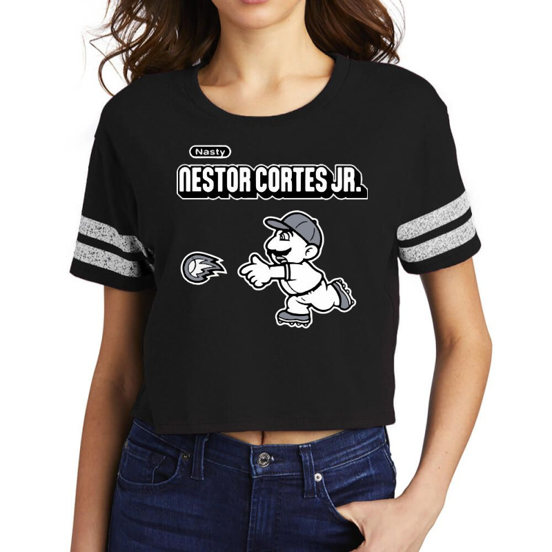 Nasty Nestor Tshirt , Sport Tshirt , Baseball Tshirt Scorecard Crop Tee | Artistshot