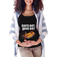 Suns Out Hot Dog Buns Out Funny Sausage Bbq Food Lover Gift Maternity Scoop Neck T-shirt | Artistshot