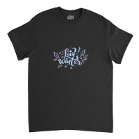 Love Winter Gradient Lettering Classic T-shirt | Artistshot