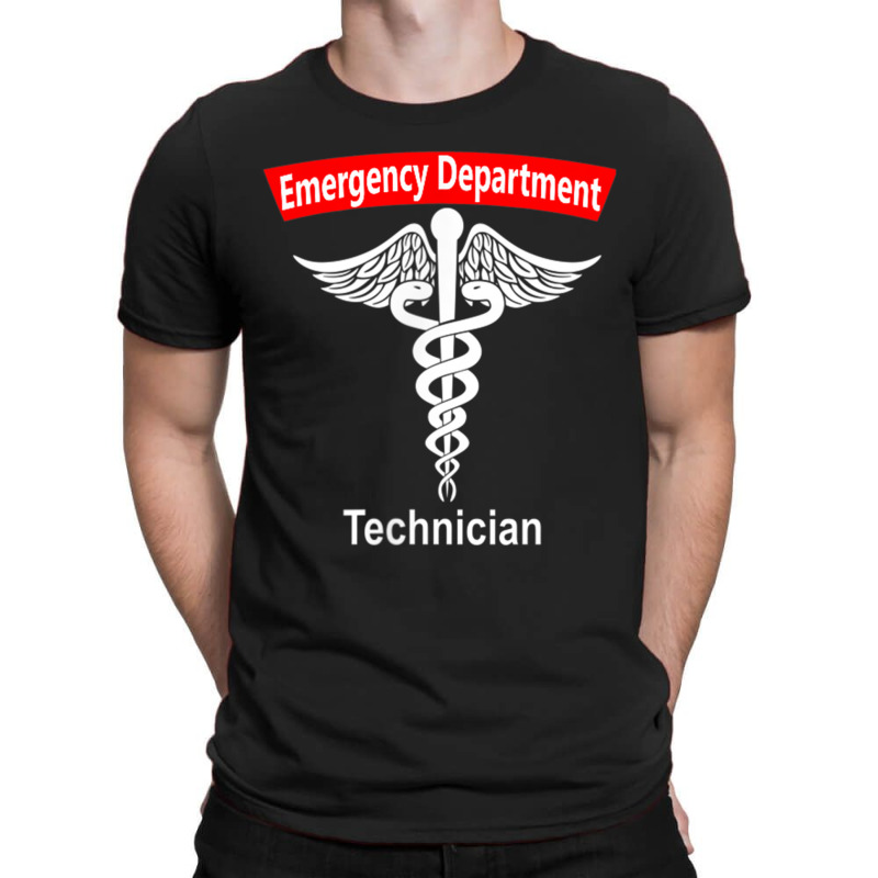 Emergency Department Technician Ed Tech Medical Caduceus Er T-shirt | Artistshot