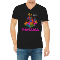 Colon Panama Culture; Panamanian Pride V-neck Tee | Artistshot