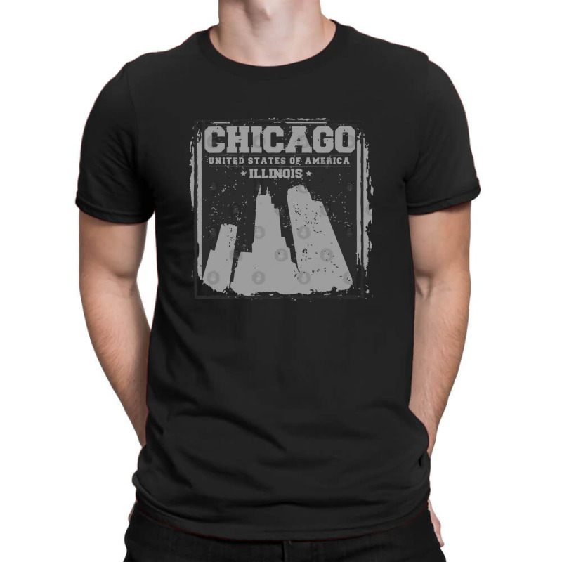 City Concept Chicago T-shirt | Artistshot