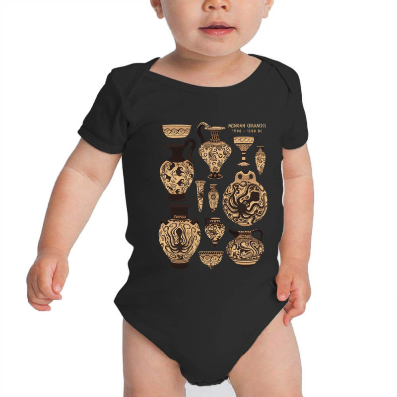 Late Minoan Ceramics Baby Bodysuit by LeeEdwardWalmsley | Artistshot