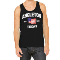 Angleton Texas Tx Usa Stars & Stripes Vintage Style Tank Top | Artistshot