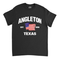 Angleton Texas Tx Usa Stars & Stripes Vintage Style Classic T-shirt | Artistshot