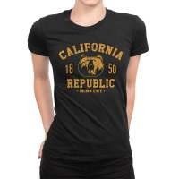 California Republic Bear Cali State West Central Coast Ladies Fitted T-shirt | Artistshot