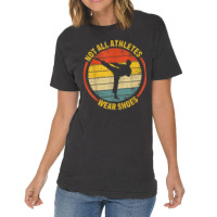 Material Arts Not All Athletes Wear Shoes In Karate Jujitsu Vintage T-shirt | Artistshot