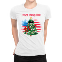 Spruce Springsteen Ladies Fitted T-shirt | Artistshot