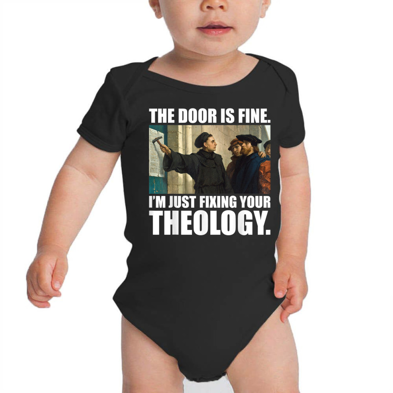 Martin Luther 95 Theses Meme Painting Reformation Day Gift Baby Bodysuit by CarolinePascua | Artistshot