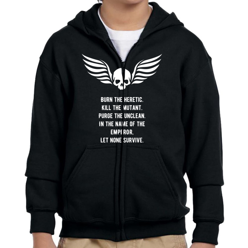 Let None Survive Wargaming Meme Youth Zipper Hoodie by LeeEdwardWalmsley | Artistshot