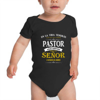 Camisa Cristianas Para Pastor Spanish Christian Baby Bodysuit | Artistshot