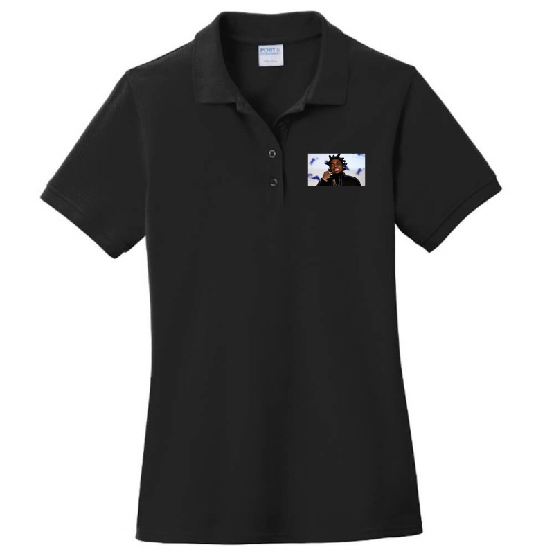 Bill Kahan Black Ladies Polo Shirt by AnthonyPittman | Artistshot