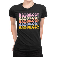 Radiology Technologist Groovy Boho Rad Tech Ladies Fitted T-shirt | Artistshot