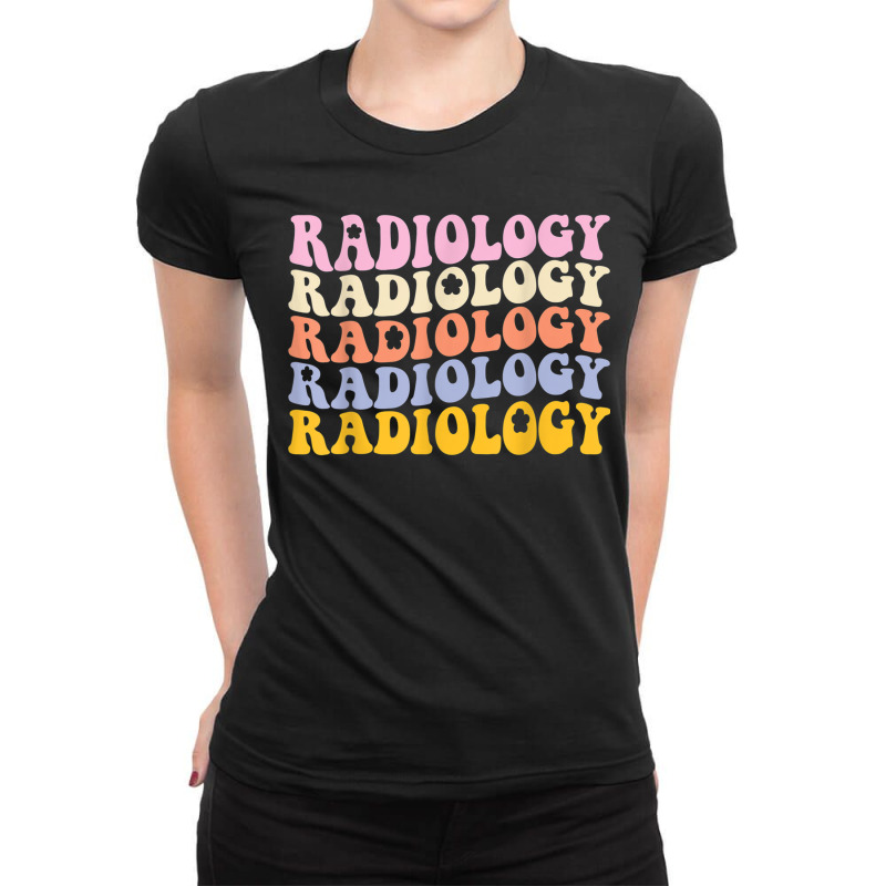 Radiology Technologist Groovy Boho Rad Tech Ladies Fitted T-Shirt by MaragretPolino | Artistshot