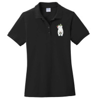 Christmas In Quarantine Merry Christmas Cute Polar Bear Ladies Polo Shirt | Artistshot