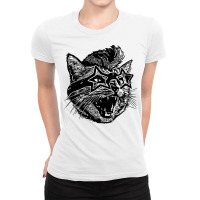 Funky Cat Ladies Fitted T-shirt | Artistshot