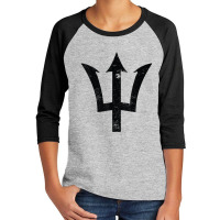 Poseidon Symbol  Trident Greek God Mythology Youth 3/4 Sleeve | Artistshot