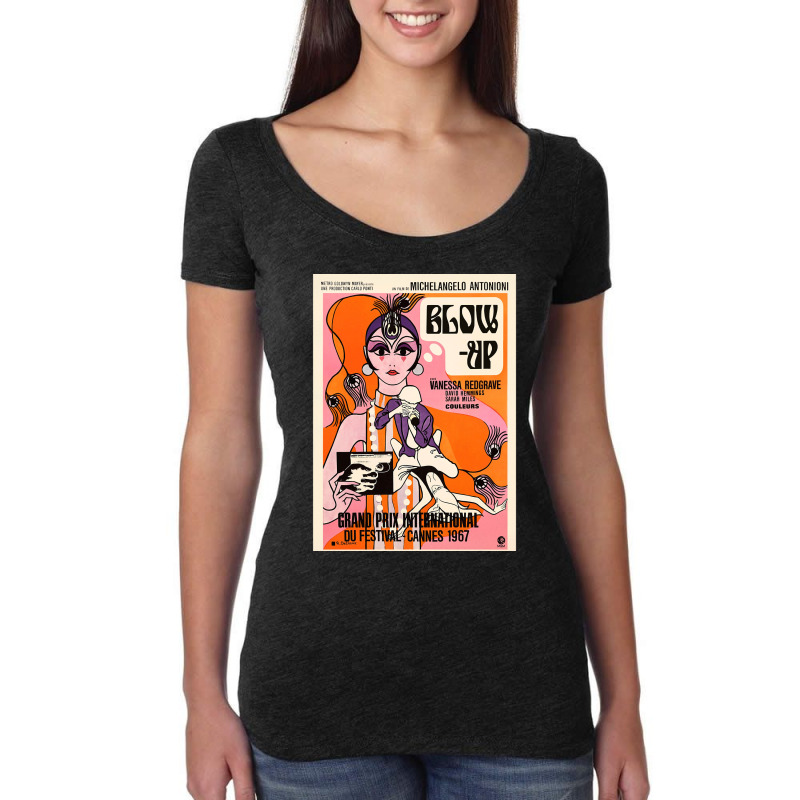 Blow Up Vintage Belgian Women's Triblend Scoop T-shirt by LUISRTORRES | Artistshot