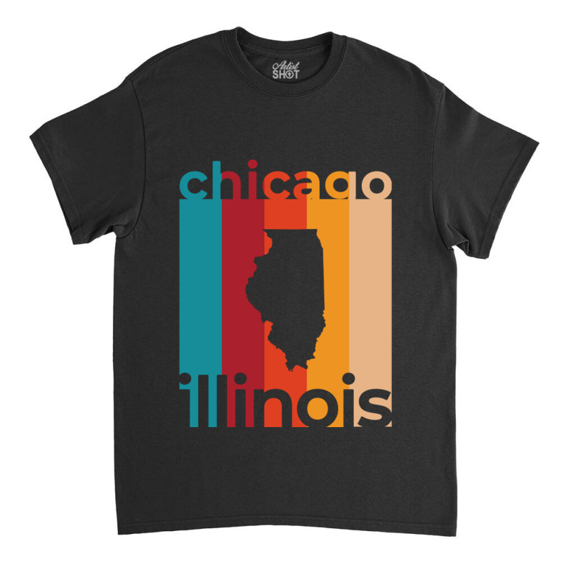 Chicago Illinois Retro Classic T-shirt by TerriBeverly | Artistshot