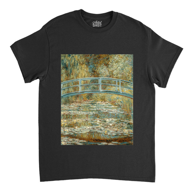 Monet's The Water Lily Pond Modern Art Painting Classic T-shirt by GayeLaver | Artistshot