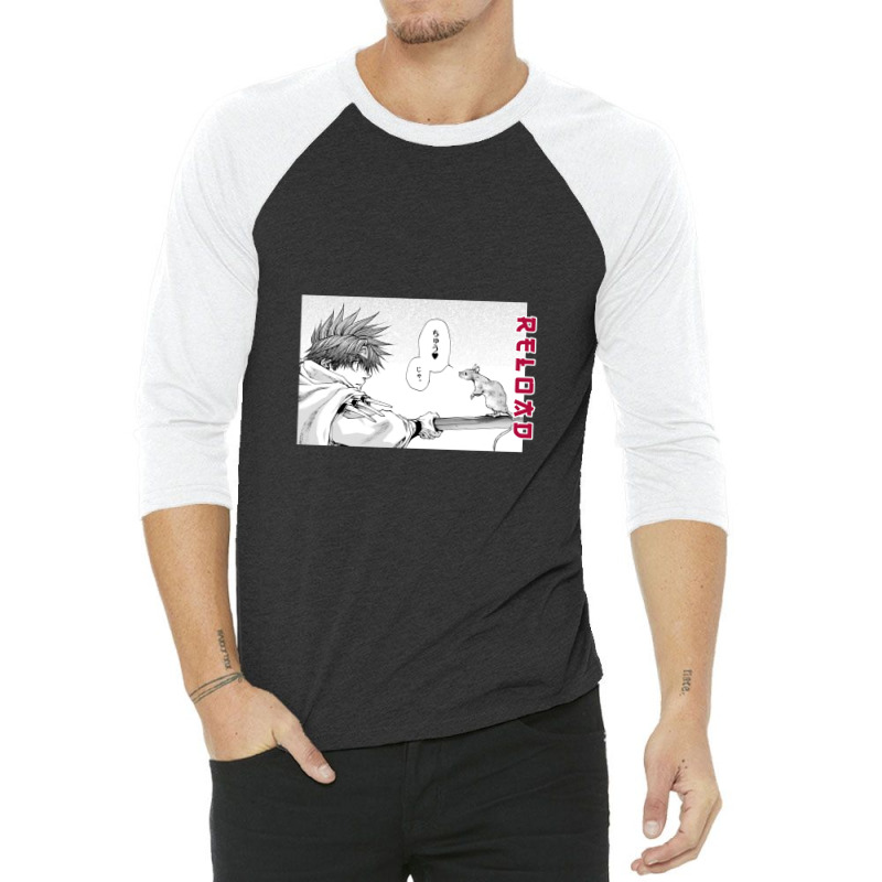 Son Reload Saiyuki Manga 3/4 Sleeve Shirt by JesseBWiles | Artistshot