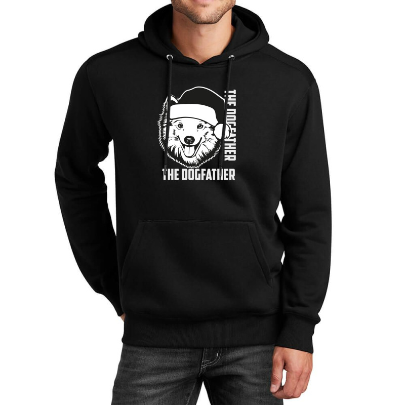 American Eskimo Dogfather Funny Gift Idea For Pet Owners And Dog Lover Unisex Hoodie by DarrellDavis | Artistshot