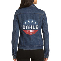 Brian Dahle For California Governor 2022 Ladies Denim Jacket | Artistshot