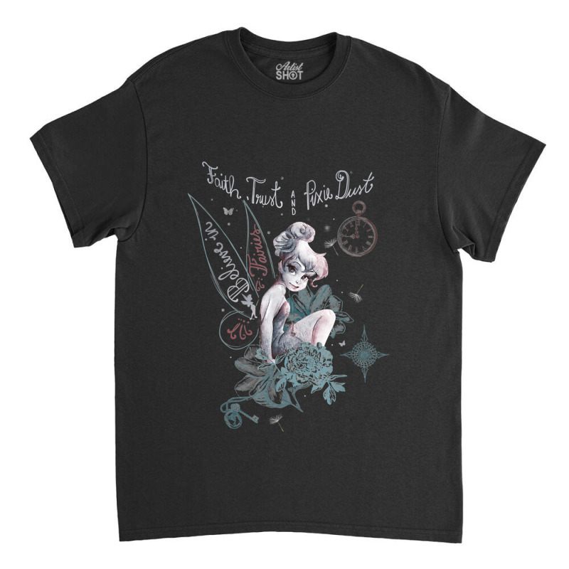 Tinkerbell Fairy - Believe Fairies - Faith Trust Classic T-shirt by ByronGFaulkner | Artistshot