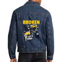 Broken Cassette Men Denim Jacket | Artistshot