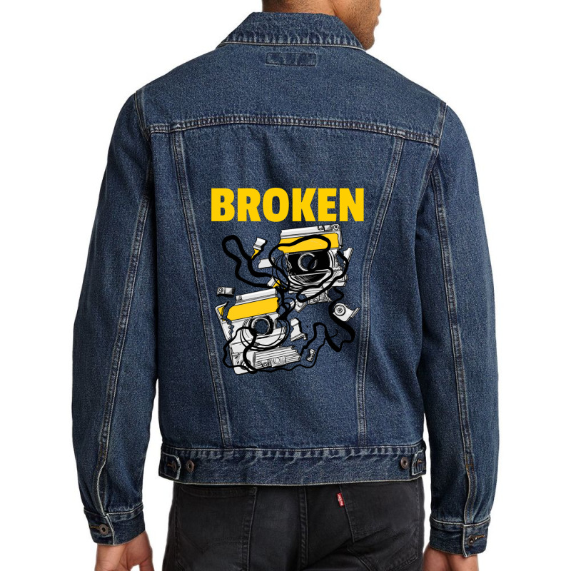 Broken Cassette Men Denim Jacket | Artistshot