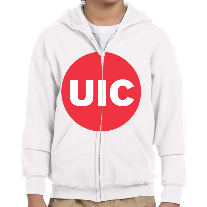 The-university-of-illinois-at-chicago Youth Zipper Hoodie by alhaidar | Artistshot