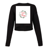 My Best To Bob Cratchitquot Schitts Creek Christmas Quote Print Graphi Cropped Sweater | Artistshot