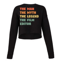 Film Editor Funny1 Cropped Sweater | Artistshot