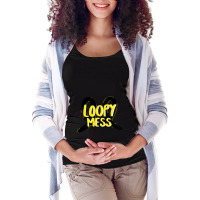 Loopy Mess - Smiler Maternity Scoop Neck T-shirt | Artistshot