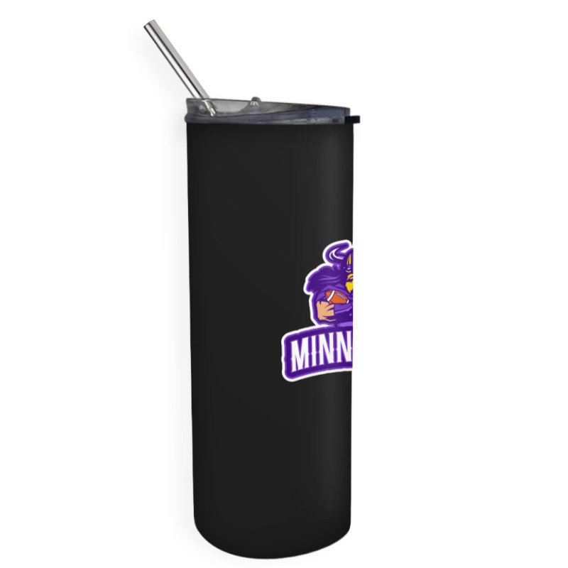 American Football Minnesota Design Skinny Tumbler | Artistshot