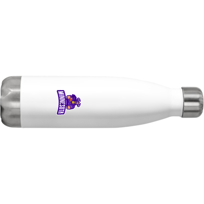 American Football Minnesota Design Stainless Steel Water Bottle | Artistshot