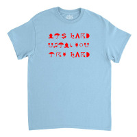 Try Hard Puzzle Text Classic T-shirt | Artistshot