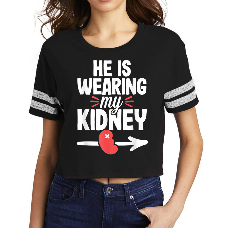 Funny Kidney Donation Transplant Organ Donor Joke Gag Gift Scorecard Crop Tee by CurtisStout | Artistshot