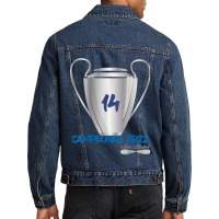 Hala Madrid Fan Los Meringues And The Meringues Los Blancos Men Denim Jacket | Artistshot