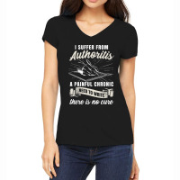 Funny Writing Author Novelist Wrister Authoritis Women's V-neck T-shirt | Artistshot