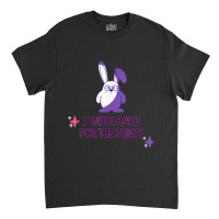 Bunny Memes Cute Kawaii Art I Work Hard For The Purple Bunny Classic T-shirt | Artistshot