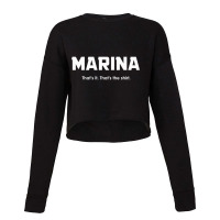 Just Marina Cropped Sweater | Artistshot