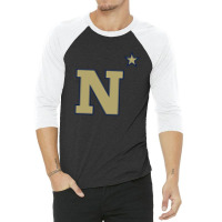 U.s Naval Academy Midshipmen 3/4 Sleeve Shirt | Artistshot