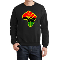 Frican Map  Black History Crewneck Sweatshirt | Artistshot